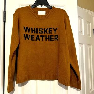 Whiskey Weather Sweater Medium